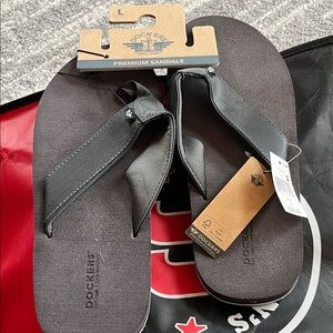 Dockers Men's Black Sandals